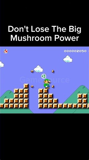 Don't Lose The Big Mushroom Power! #mario #nintendo #nintendoswitch
