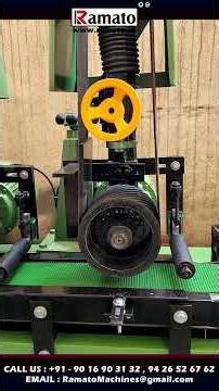 ⚙️ Double Two Head Automatic Conveyor Belt Grinding & Buffing Machine | Industrial Finish Rajkot