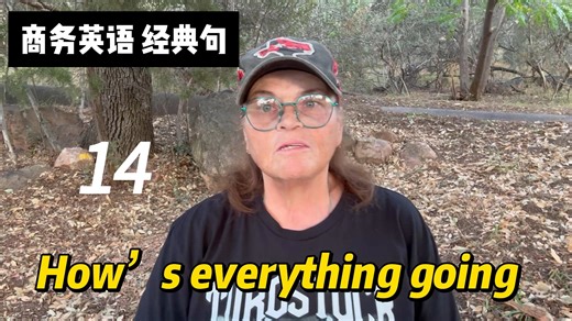 商务英语 how is everything going？