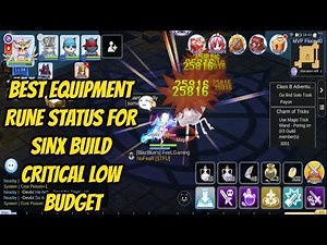 Assassin Build Critical Katar Best Equipment Rune and Status For Low Budget Ragnarok Mobile