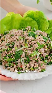 EASY 20 minute Thai Larb 😍 #easyrecipe