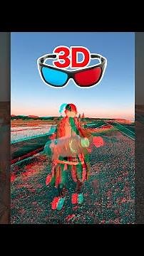 [3D video] You will get soaked if you watch this video. / for red-cyan anaglyph glasses