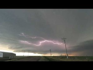 Shocking Lightning Caught in 4K from Texas Tornado-Warned Supercell - May 1st 2025