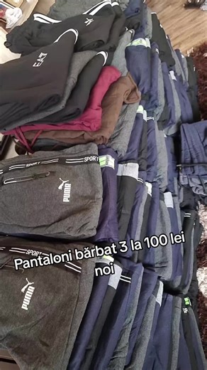 Pantaloni bărbat din bumbac la 100 lei
