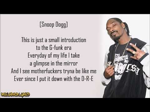 Snoop Doggy Dogg - G Funk Intro ft. The Lady of Rage (Lyrics)