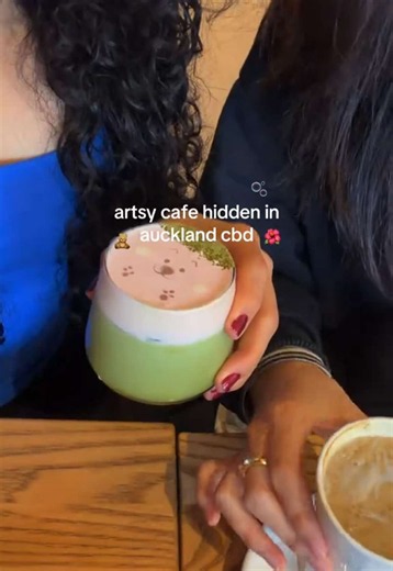 Kompass Coffee new CBD location: artsy cafe with strawberry matcha