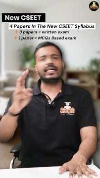 CSEET 2026 New Pattern SHOCK! Old vs New Full Comparison