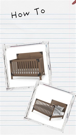 How to Convert Your Child Craft Crib to a Toddler Bed, Day Bed, and Full-Size Bed