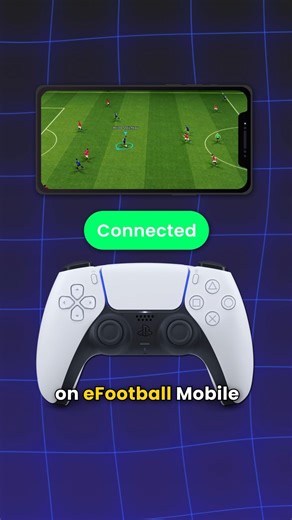 PS5 Controller on eFootball Mobile ? #efootball2026 #controller #ps5 #mobile #gaming #efootball #pes