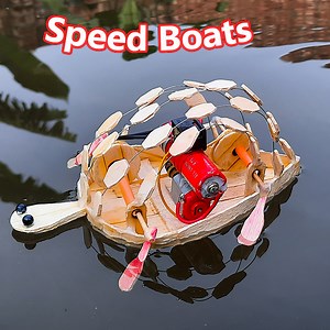 31K views · 219 reactions | How to make Turtle shape speed Boat Powered By DC Motor and Ice Cream Sticks | Rana Craft | Facebook