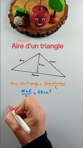 📐 LA FORMULE DE L'AIRE D'UN TRIANGLE EXPLIQUÉE | les Méthodes de Calcul 📏 | Exercices corrigés
