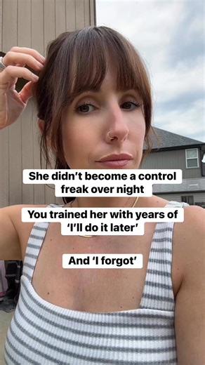 2.6M views · 24K reactions | Behind every woman labeled a control freak is a man who forced her into that role #controlfreak #momlife #doublestandards | The Abby Eckel | Facebook