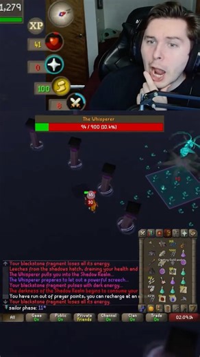 Is Whisperer supposed to do this #osrs #gaming #shorts