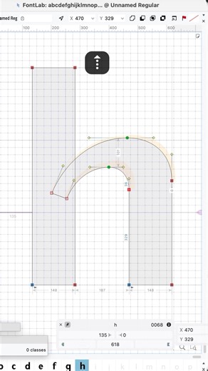 Lowercase glyph FontLab 8 #fontlab8 #fontlab #typography #typeface #font #sansserif #fontdesign