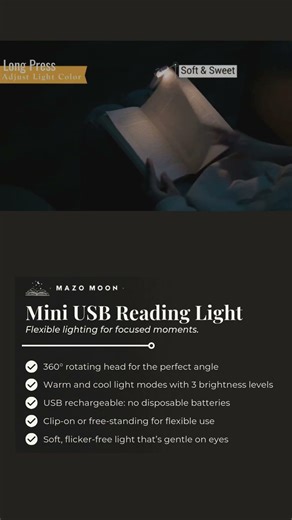 Mini USB Reading Light