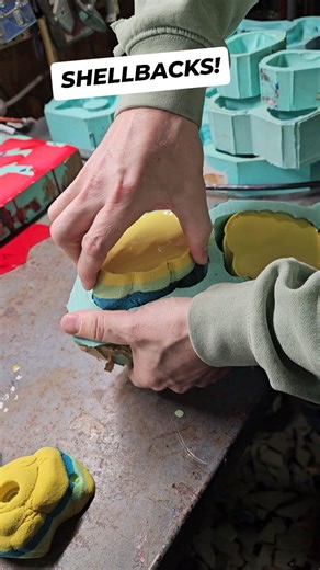BarnHolds Climbing | This was a cool Shellback Knobs pour🤙🤙 #barnholdsclimbing #rockclimbing #climbingholds #holds #shapes #routesetting #problem... | Instagram