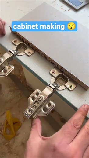 🛠️ easy cabinet hinge installation guide #diy #woodworking #home #tools