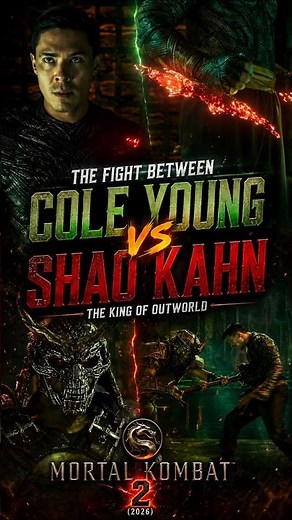 Shao Kahn vs Cole Young 🔥 The King of Outworld Strikes Back | Mortal Kombat 2 (2026)