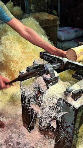 WOOD TO WOOL 😳 #viral #satisfying