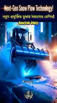 Next-Gen Snow Pro Machine ❄️ | নতুন স্মার্ট বরফ সরানোর প্রযুক্তি! | Max Shamim BD