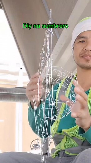 38K views · 83 reactions | Diy na sumbrero gawa sa alambre at 5hermoroam dahil mainit sa rooftop. #hack #reels #reelsvideoシ #reelsfypシ #viral #construction #diy | SP Amazing Videos | Facebook