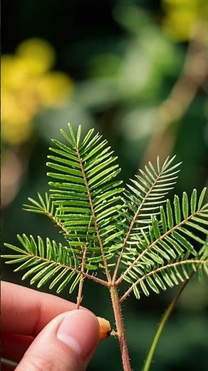 The Plant That’s Afraid of Touch – Nature’s Most Shy Plant! #facts