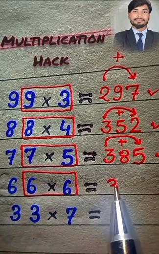 3.1M views · 8.5K reactions | Multiplication Hack 勞 #fblifestyle #unstoapablestudy0111 #unstoapablestudy #MultiplicationChallenge | Unstoapablestudy0111 | Facebook