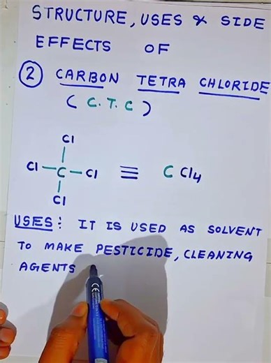 CCl₄ Explained in 60 Seconds 🔥 Structure, Uses & Dangers!