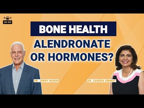 Which Is More Effective For Bone Health: Alendronate Or Hormone Therapy?