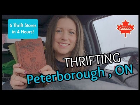 Thrifting 6 Stores in 4 Hours in Peterborough, Ontario 🇨🇦| Thrift With Me + Haul