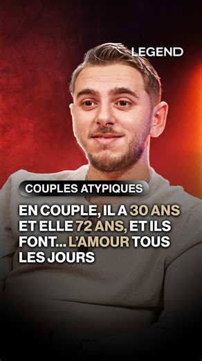 LEGEND on Instagram: "En couple, il a 30 ans et elle a 72 ans, et ils font… L’amour tous les jours ⬆️ L’interview complète est disponible sur la chaîne YouTube de LEGEND ainsi qu’en podcast sur toutes les plateformes 🔥 #legend #legendmedia"