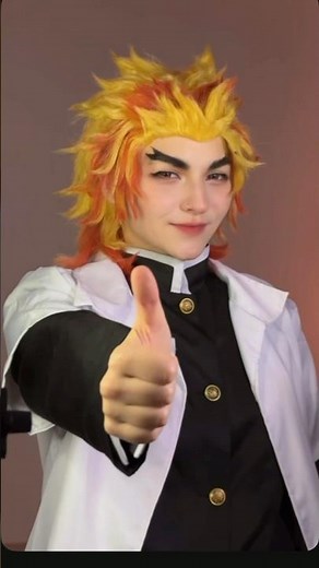Rengoku Wig Styling #demonslayer