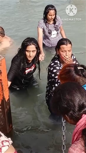 Ganga Snan | Ganga Snan 2026 | Women Bath #shorts #viralvideo #swimming