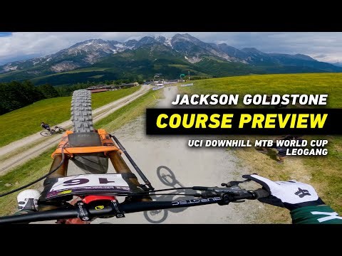 GoPro: Jackson Goldstone's Course Preview Walkthrough in Leogang | 2023 UCI Downhill MTB World Cup