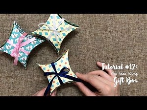 How to Make Gift Box with CD Step by Step? | The Idea King Tutorial #17