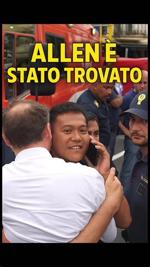 Allen è stato trovato: l'abbraccio emozionante