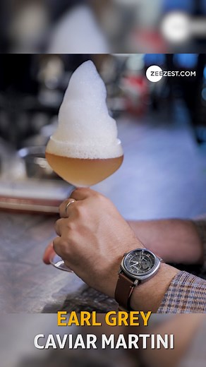 2.2K views | #HottestBarsHongKong The delicious Earl Grey Caviar Martini is one of Quinary bestselling cocktails. The earl grey tea caviar adds texture to the drink reminiscent of bubble tea. There is also earl grey tea air that enhances the aromatic element of the cocktail. #kennethcolewatches Watch For Style #TheHorologists Mitrajit Bhattacharya #DrinkResponsibly | Zee Zest | Facebook
