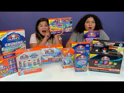 Mixing All Our NEW Slime Kits Together