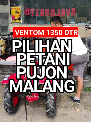 Cultivator Ventom Diesel 10 HP untuk Petani Pujon