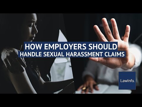 How Employers Should Handle Sexual Harassment Claims | LawInfo