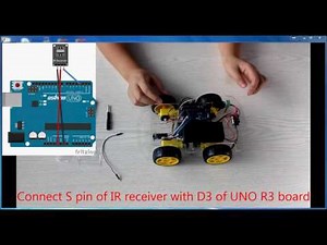 OSOYOO Smart Car Starter Kit Lesson 2: Control Robot Car through Infrared Remote