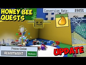 *NEW* HONEY BEE QUESTS & CODE!!! UPDATE!- 🐝Bee swarm simulator