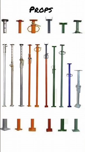 Types of scaffolding used in construction. #civilengineering #construction #knowledge #scaffolding