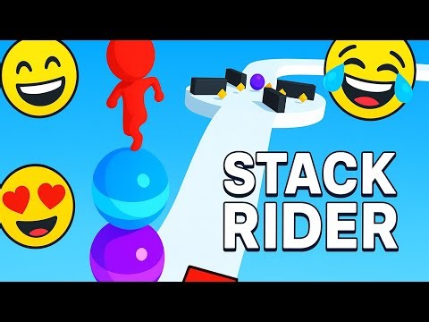 Stack Rider 🌀 Epic Levels & Crazy Fails! 🔥” Level 1-4