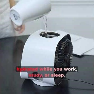 New Desktop Water Cooling Fan Mini Refrigeration Air Conditioner USB Air Cooler #shorts