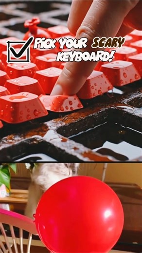 Which SCARY Keyboard Would You Choose? 🎈🤡📄