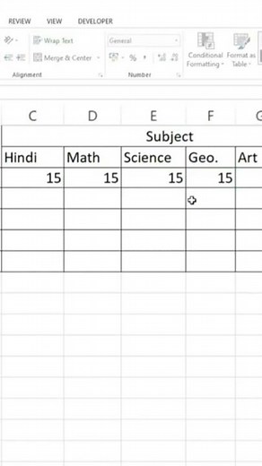 Super Data Entry Tips & Tricks in MS Excel #shorts