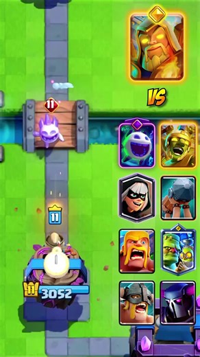 Elixir vs Hero Wizards in Clash Royale