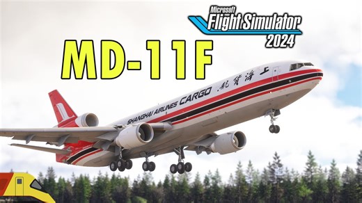 麦道11货机！货运航空首飞！ | 微软模拟飞行2024 | Mirosoft Flight Simulator