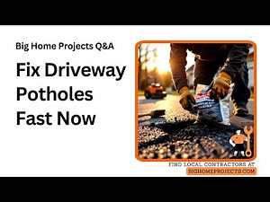 Polymer Cold Patch Driveway Pothole Fix Guide